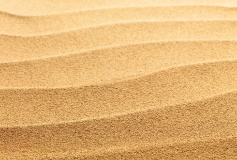 Areia na trilha do Desaparecimento