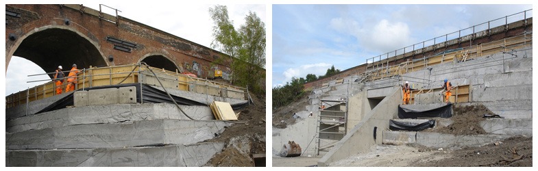 Contenção e Proteção das Bases de Pontes e Viadutos com Concreto Celular ECOPORE.
