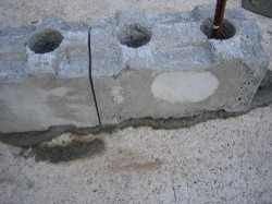 Assentamento da primeira fiada com InterBloco.