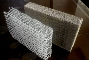 Painel de Concreto Celular com Estrutura Interna em Malha de Fibra de Vidro AR.