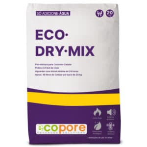 ECO·DRY·MIX - Pré-Mistura para Concreto Celular da ECOPORE.